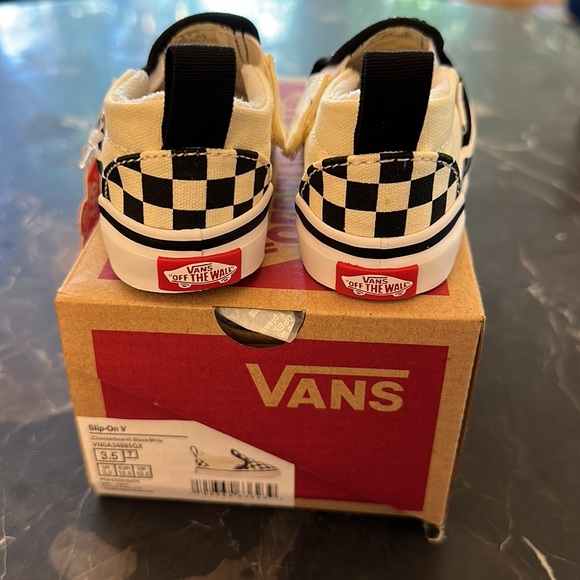 Vans Toddler Slip On V Checkerboard Shoe - Picture 2 of 4